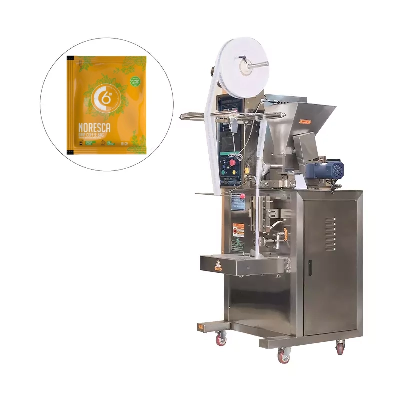 دستگاه پرکن بسته بندی ساشه ماردونی تمام اتوماتیک 1-200 گرم سه طرف دوخت پودری با قیف و همزن افقی مدل S33